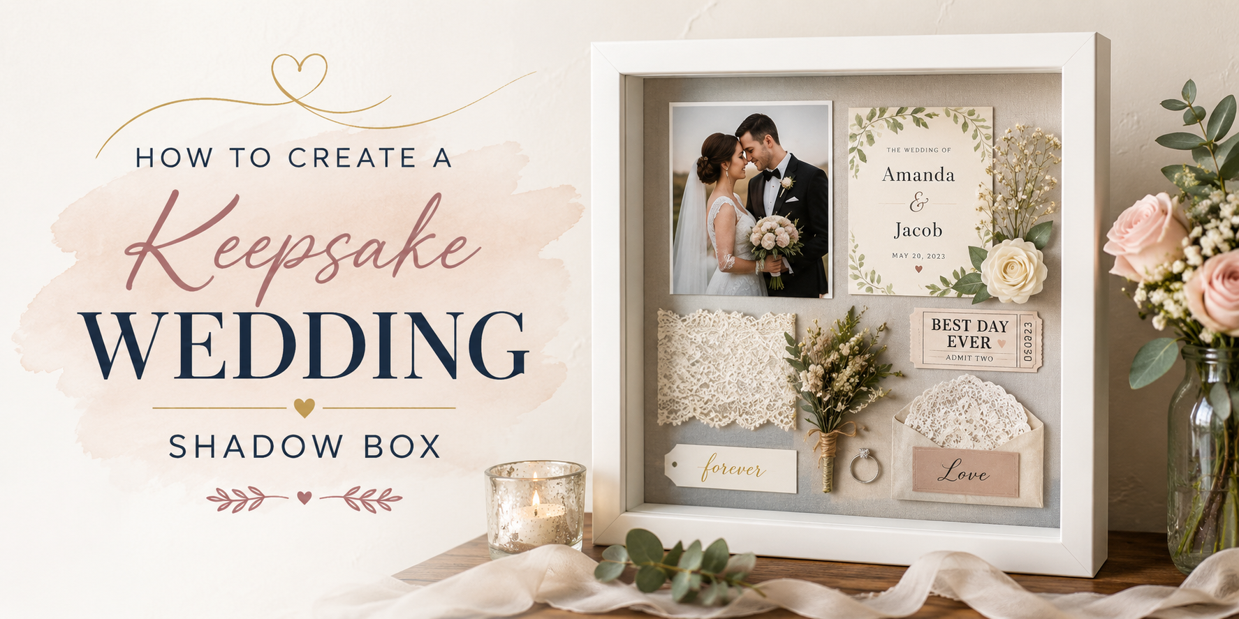 How to Create a Keepsake Wedding Shadow Box