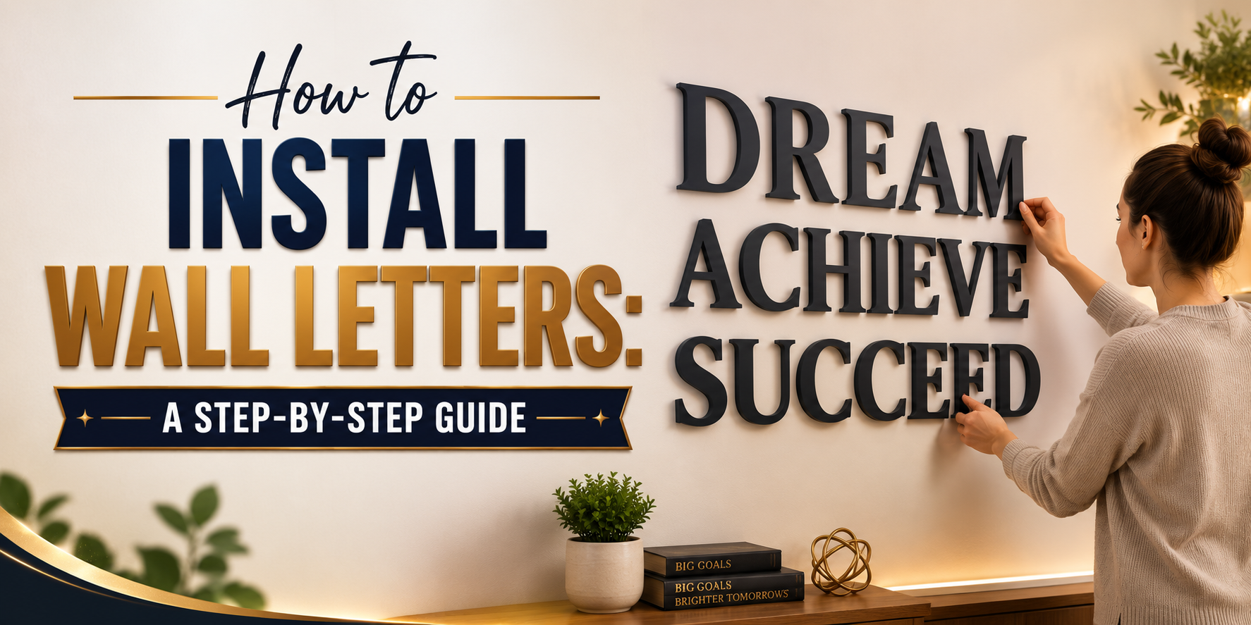 How to Install Wall Letters: A Step-by-Step Guide