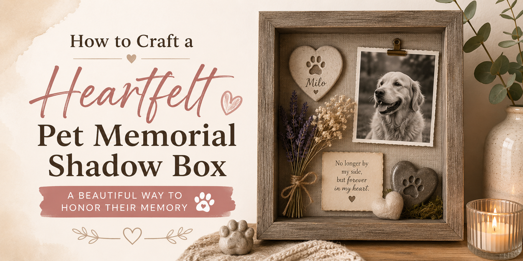 How to Craft a Heartfelt Pet Memorial Shadow Box