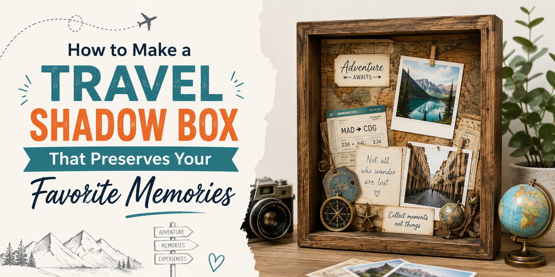 How to Make a Travel Shadow Box That Preserves Your Favorite Memories