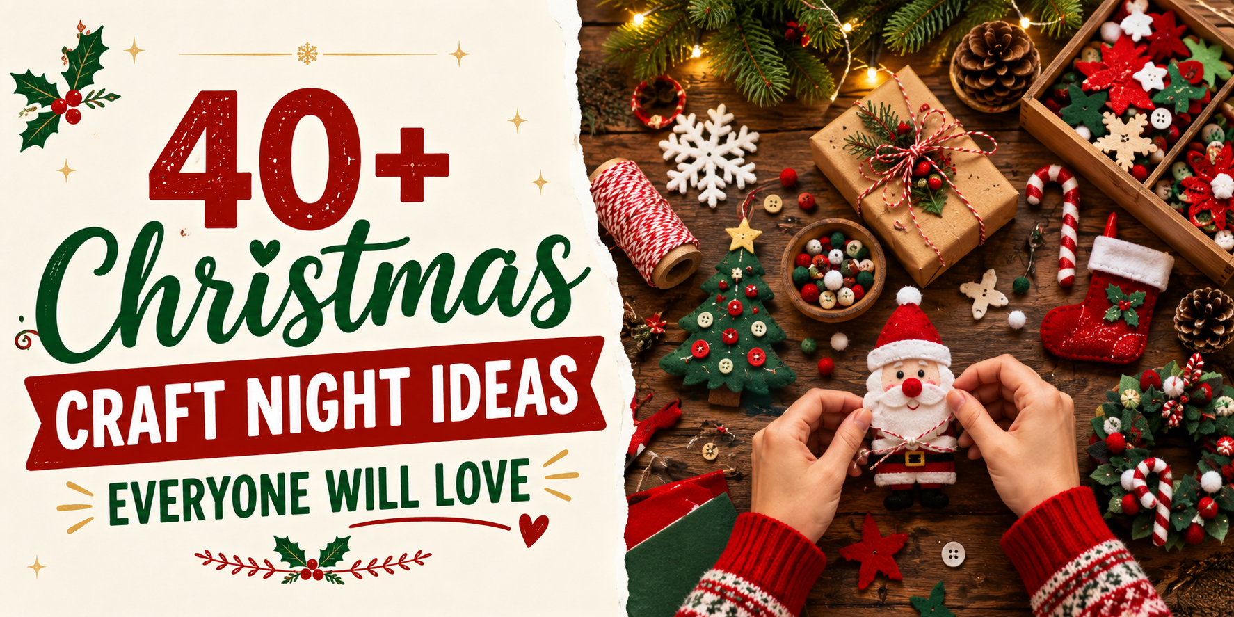40+ Christmas Craft Night Ideas Everyone Will Love