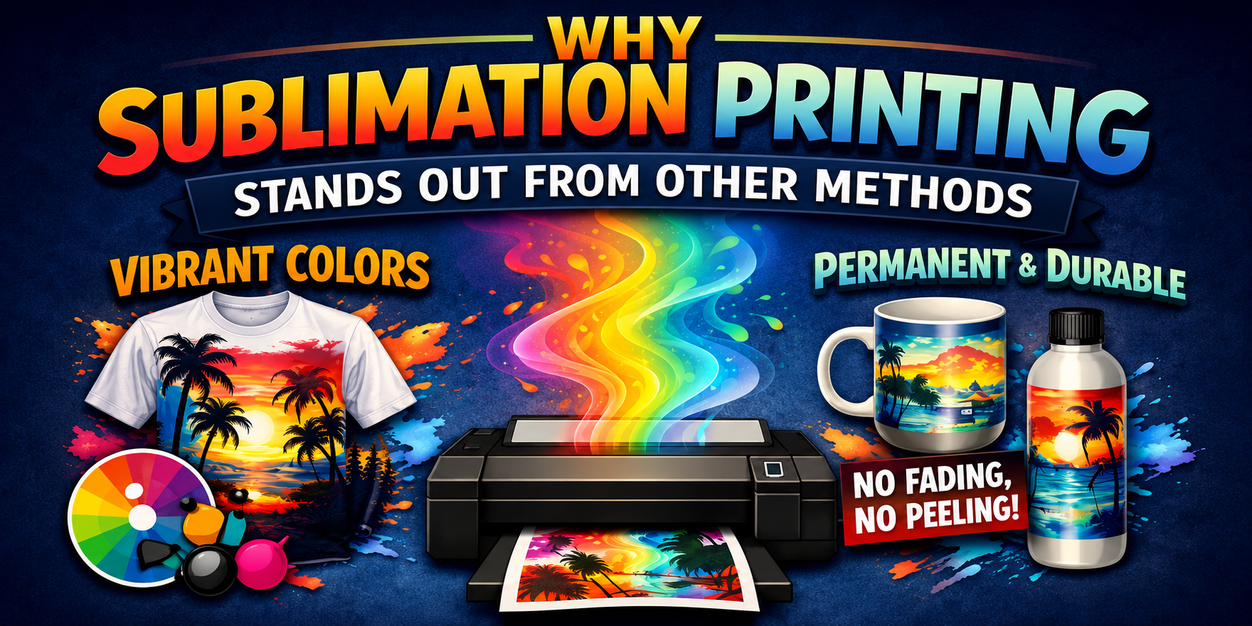 Why Sublimation Printing Stands Out from Other Methods