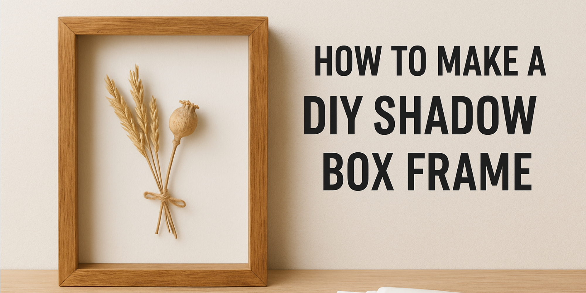 How to Make a DIY Shadow Box Frame