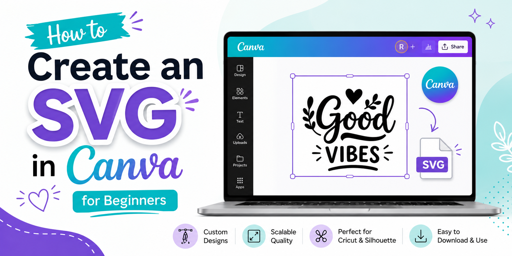 How to Create an SVG in Canva for Beginners
