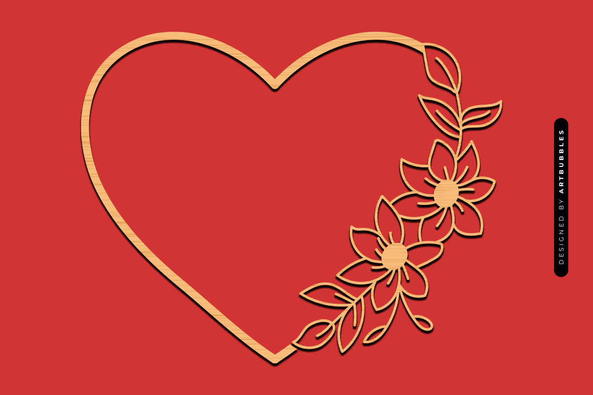 Valentine Heart Laser Cut SVG Bundle Image 3.jpg