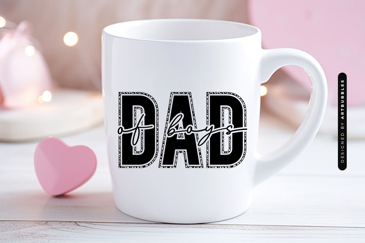 Dad of Boys - Quirky Father's Day SVG Mug Mockup Image.jpg
