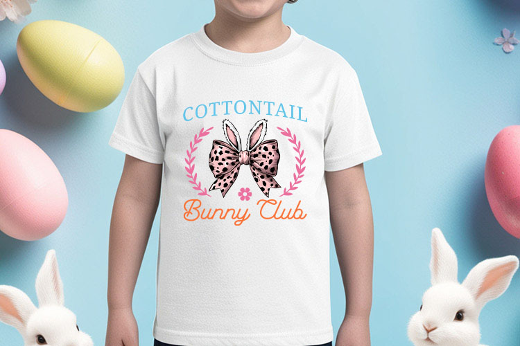 Cottontail Bunny Club - Coquette Easter Sublimation Shirt Mockup Image.jpg