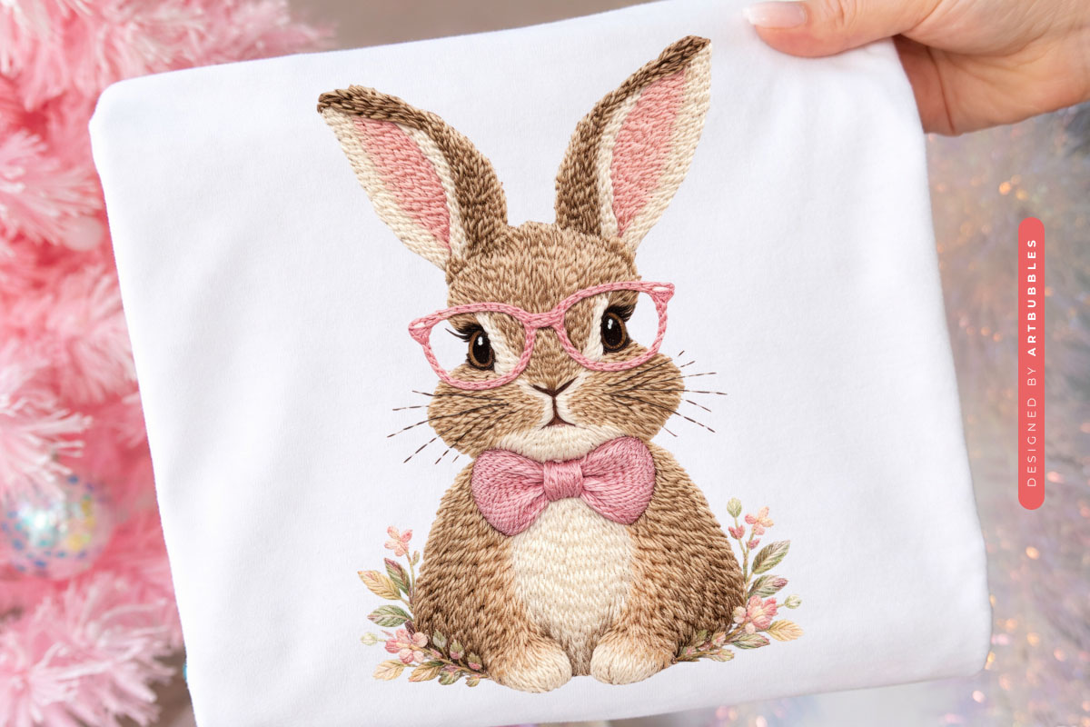 Faux Embroidery Easter Bunny Sublimation Tote Mockup Image.jpg