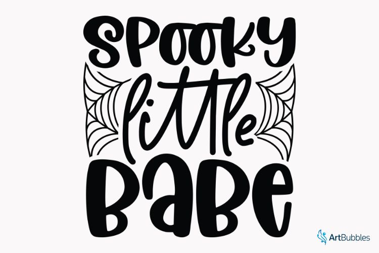 Spooky Little Babe - Halloween SVG Design