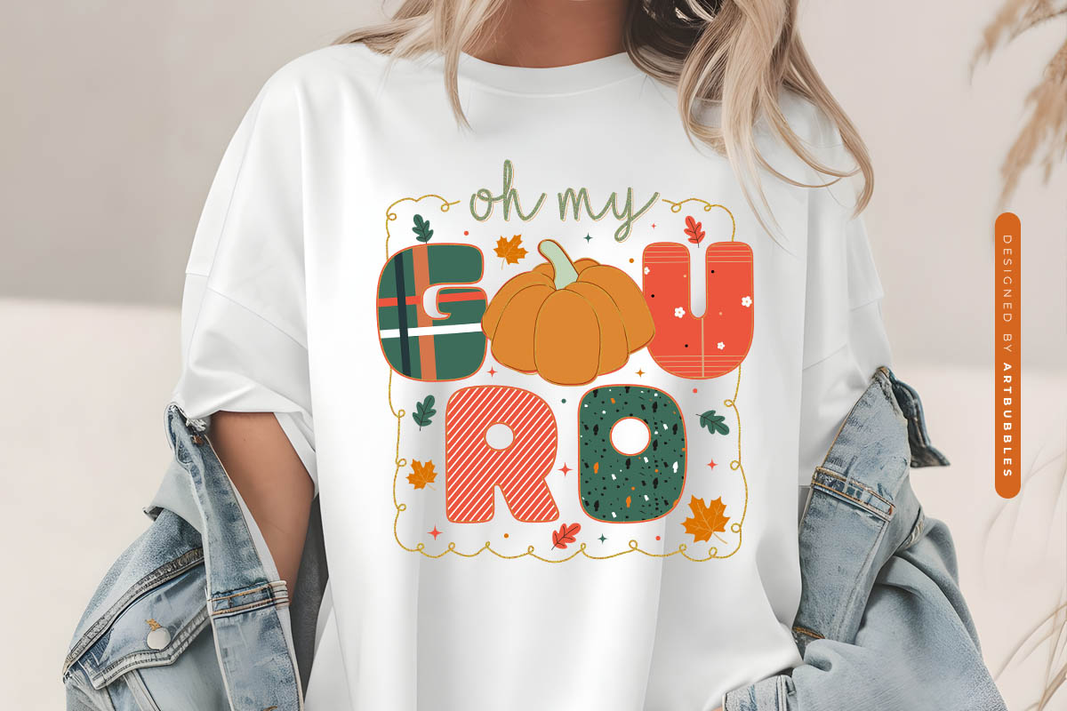 Oh My Guard - Preppy Fall Pumpkin Sublimation Tshirt Mockup Image.jpg