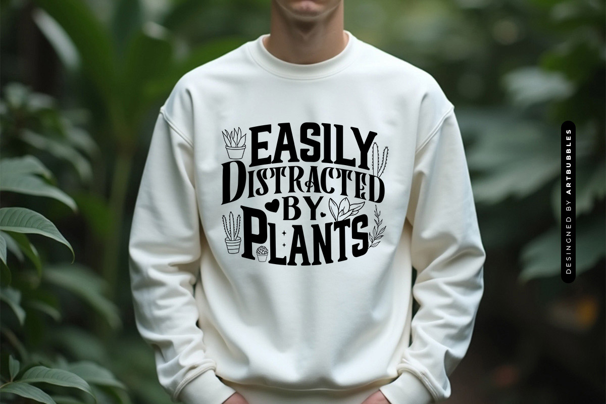 Easily Destructed by Plants SVG File