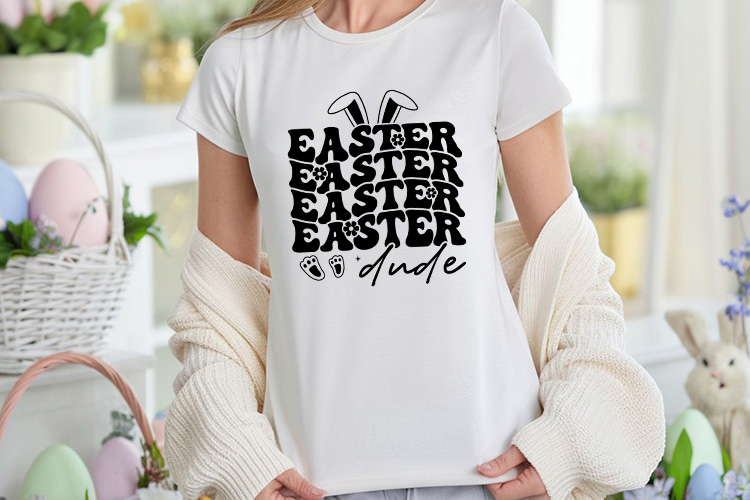 Easter Dude SVG Design Shirt Mockup Image.jpg