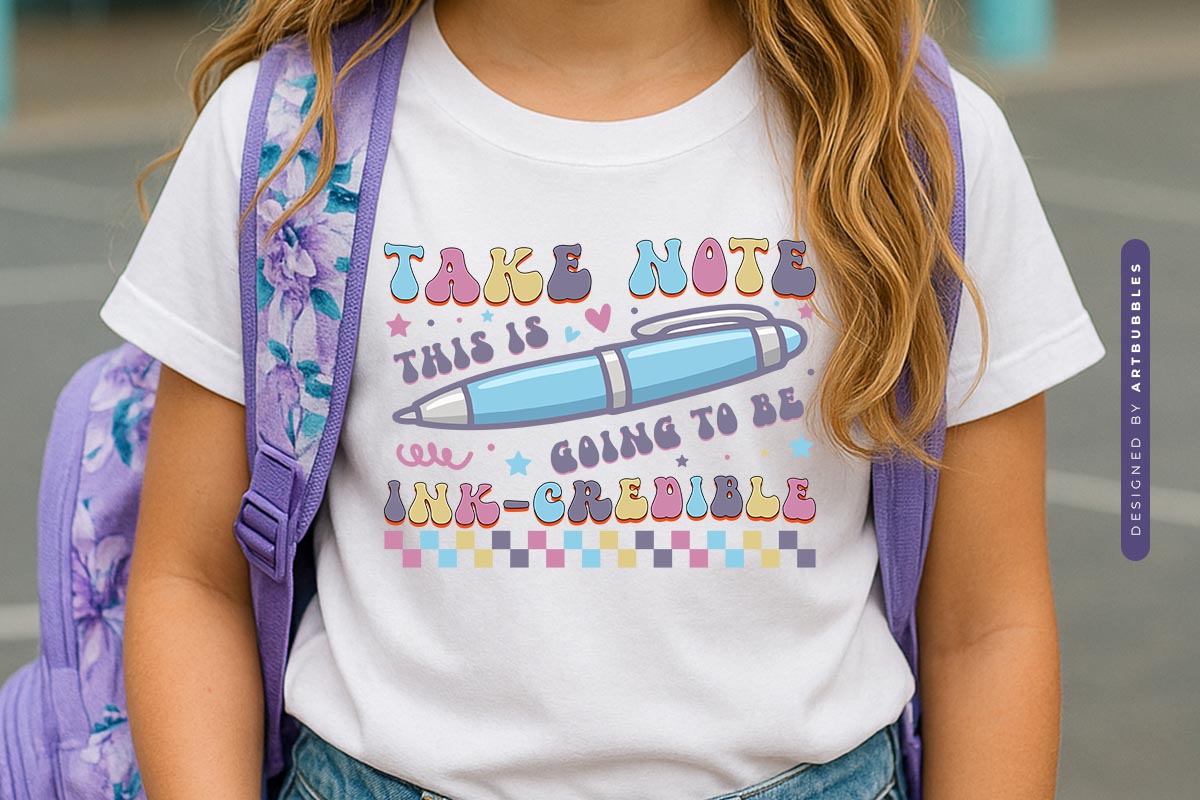 This is Going to be Ink-Credible - Back to School PNG Shirt Mockup Image.jpg