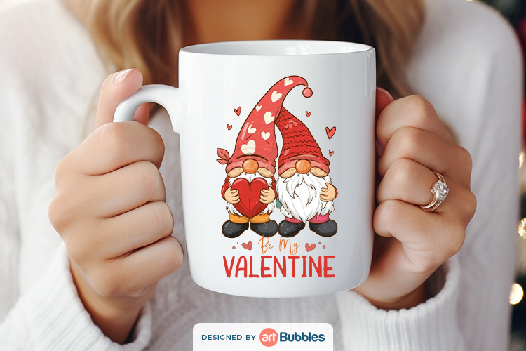 Be My Valentine, Valentine's Day Gnomes, Sublimation Preview 04.jpg