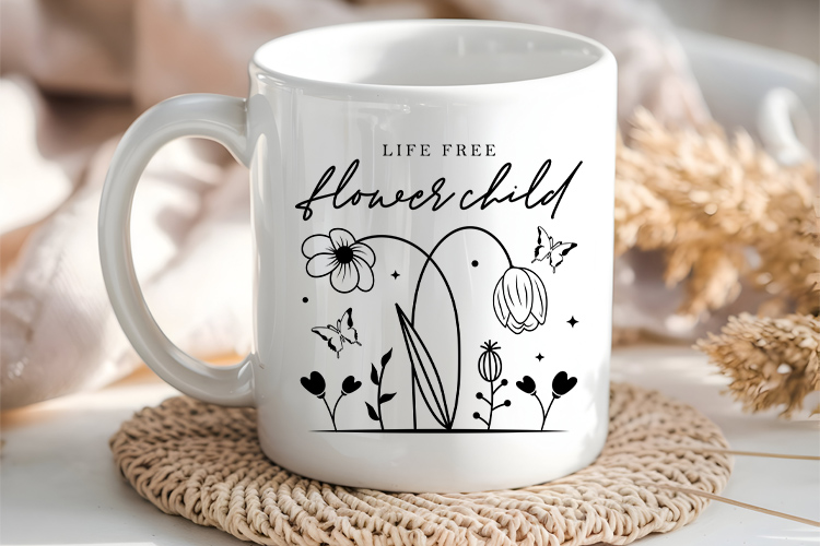 Live Free Flower Child - Wildflower Quote SVG File Mug Mockup Image.jpg