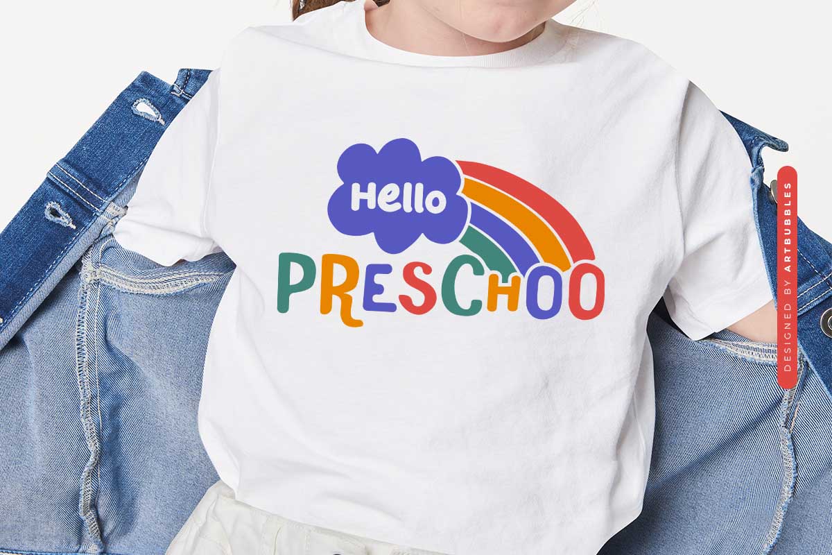 Hello Preschool - Cute Back to School SVG