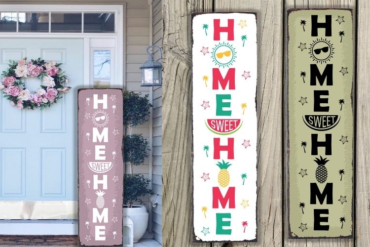 Home Sweet Home - Summer Porch Sign SVG Image 2.jpg