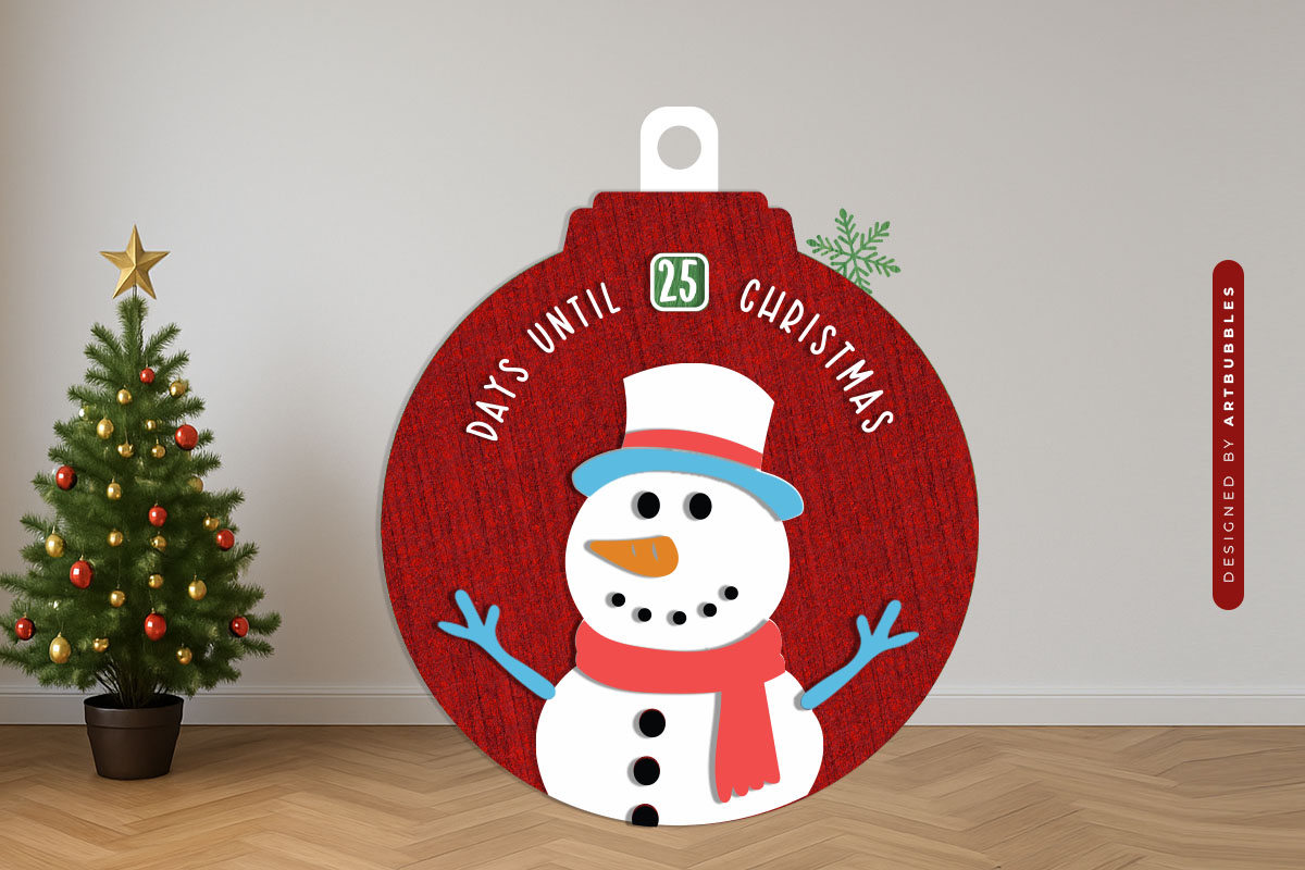 Snowman Days Until Christmas SVG Cut File Image.jpg