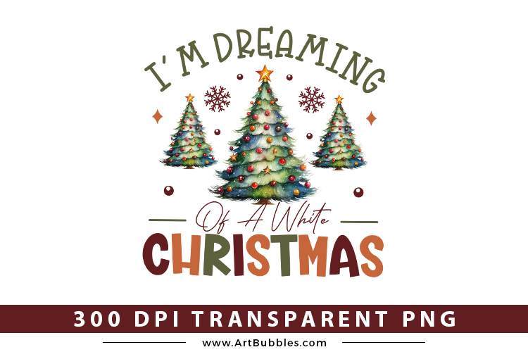 I'm Dreaming of a White Christmas PNG