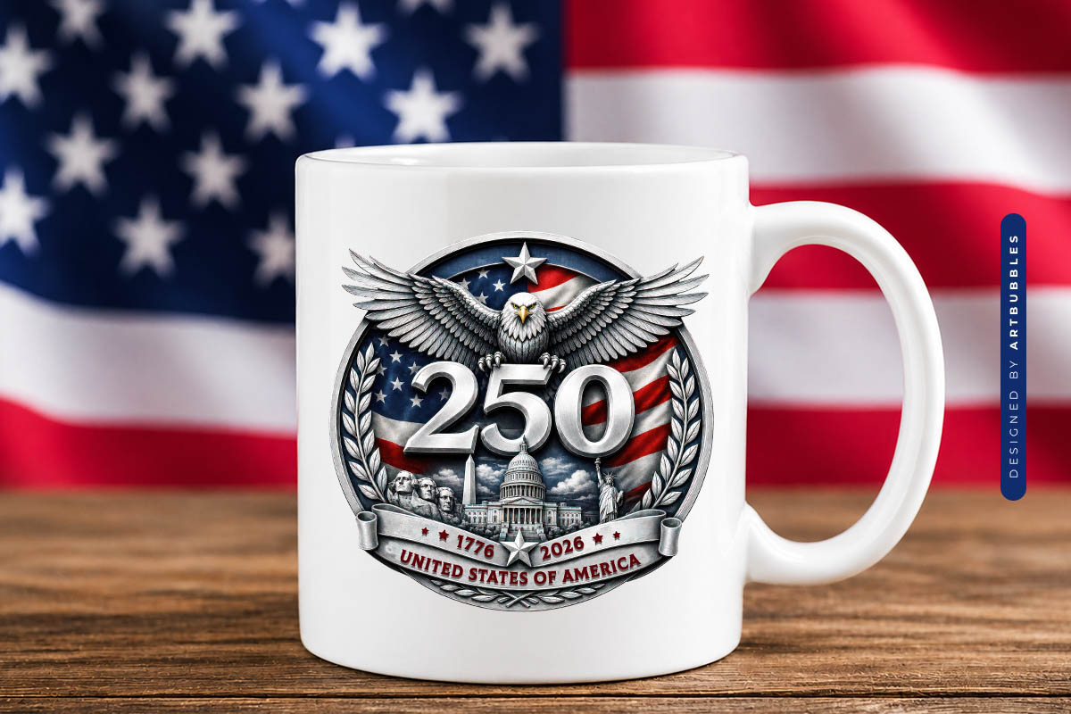 250th Anniversary United States of America PNG Mug Mockup Image.jpg