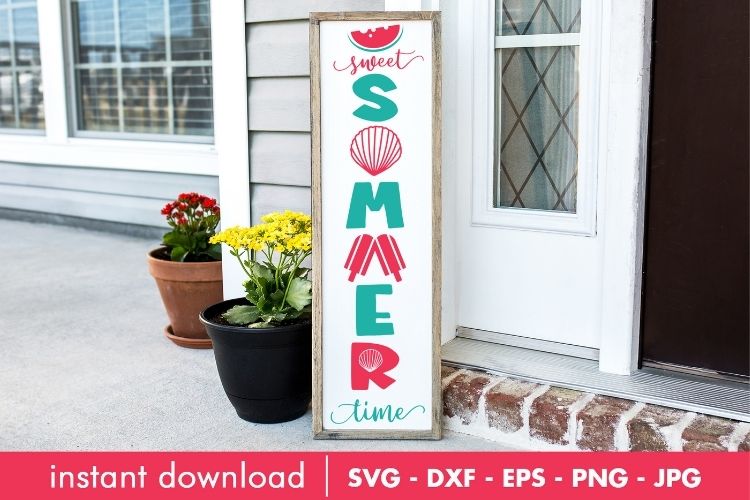 Sweet Summer Time Welcome Sign SVG