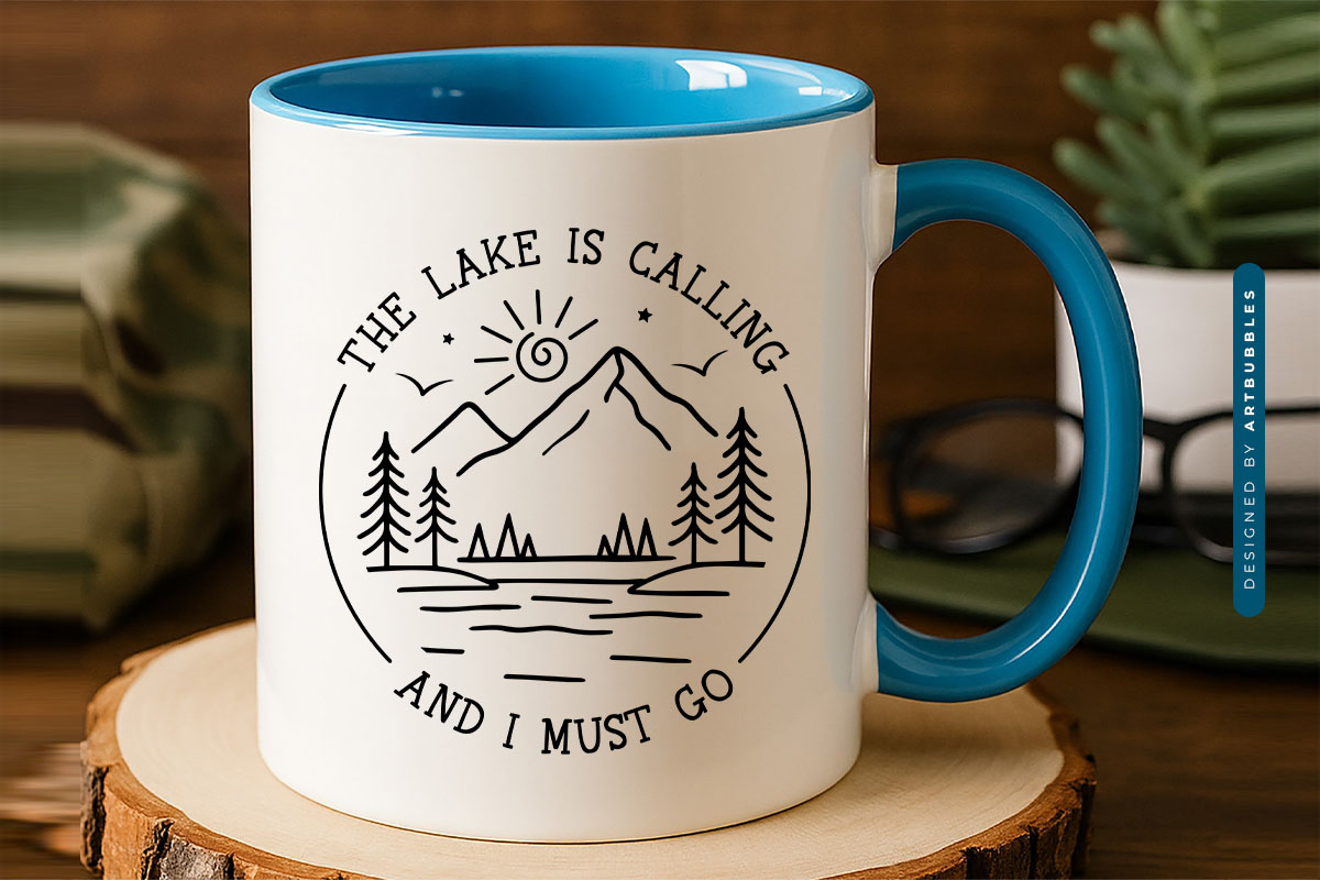 The Lake is Calling and I Must Go SVG Design Mug Mockup Image.jpg