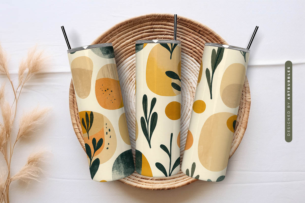 Boho 20oz Skinny Tumbler Sublimation Design Image 3.jpg