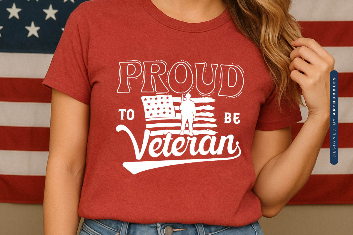 Proud to be Veteran - 4th of July SVG File Tshirt Mockup Image.jpg