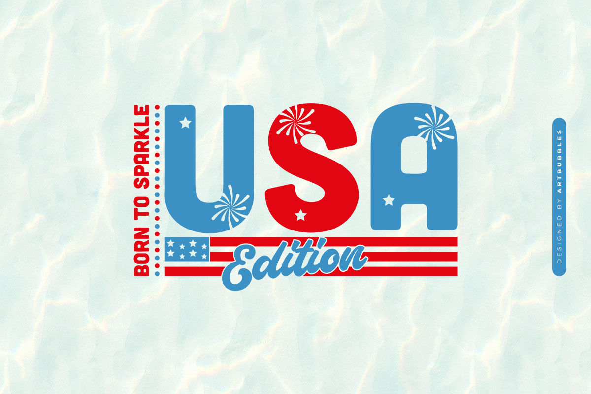 Born to Sparkle USA Edition - 4th of July SVG File Image.jpg
