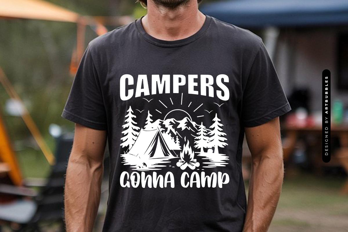 Campers Gonna Camp - Camping Saying SVG Tshirt Mockup image.jpg