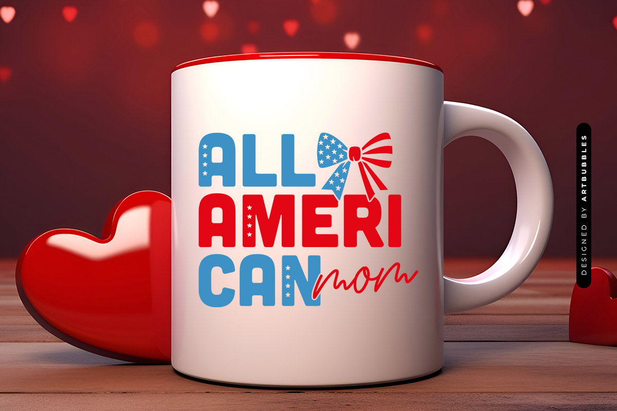 All American Mom - 4th of July Bow SVG Mug Mockup Image.jpg