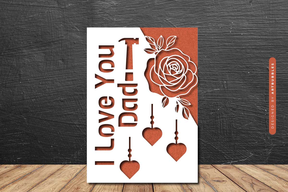 Happy Fathers Day Card Paper Cut SVG Image 2.jpg