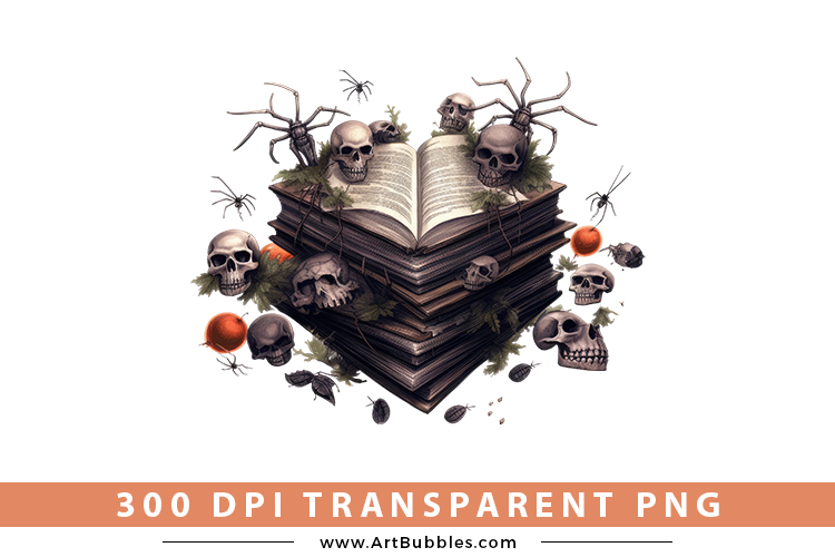 Vintage Halloween Watercolor Sublimation