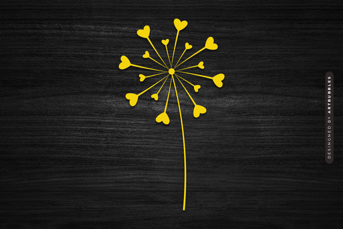 Hand-Drawn Wildflower Laser Cut SVG Image 3.jpg