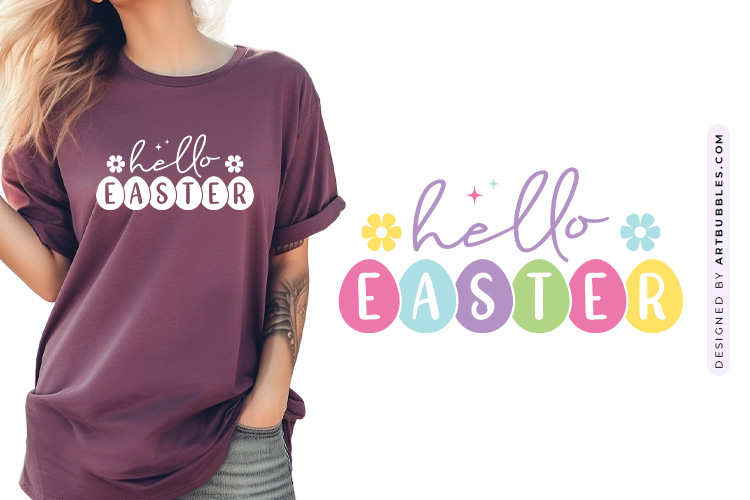 Hello Easter SVG for Cricut and Silhuette Image.jpg
