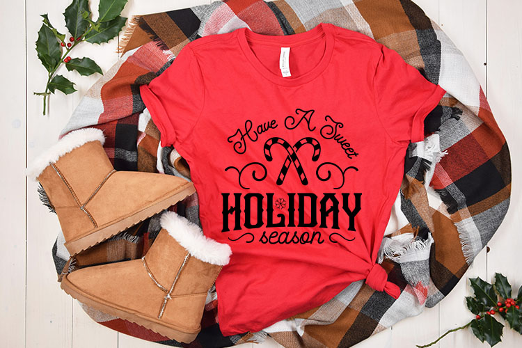 Have A Sweet Holiday Season - Christmas Design SVG Tshirt Mockup Image.jpg