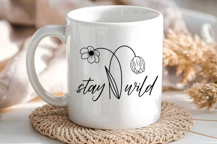 Stay Wild - Wildflower Quote SVG Graphic.jpg