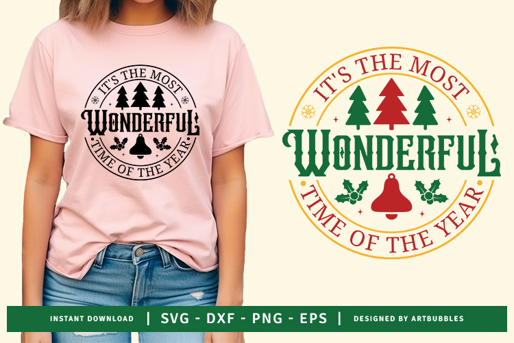 Wonderful Time of the Year - Free Christmas SVG Image.jpg