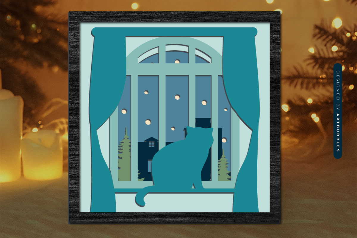 Christmas Layered Shadow Box SVG Cut File Image.jpg