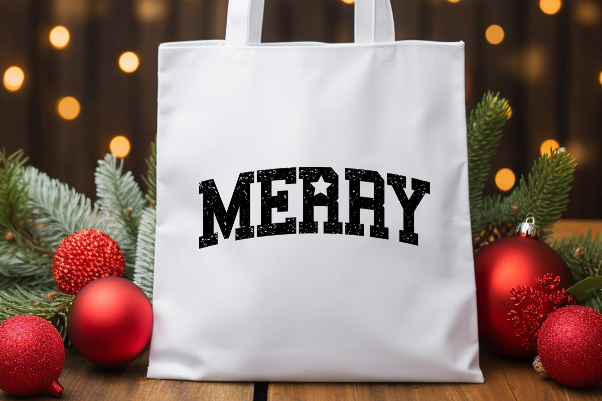 Merry - Christmas SVG Cut File Tote Bag Mockup image.jpg
