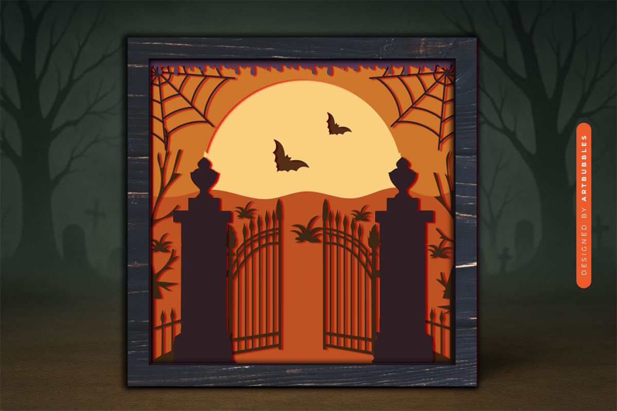Layered Paper Cut Halloween Shadow Box SVG Image 3.jpg