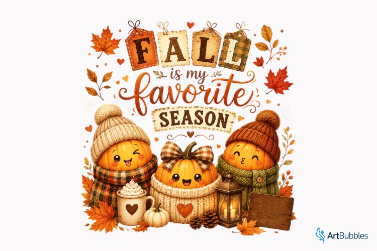 Fall is My Favorite Season Sublimation PNG