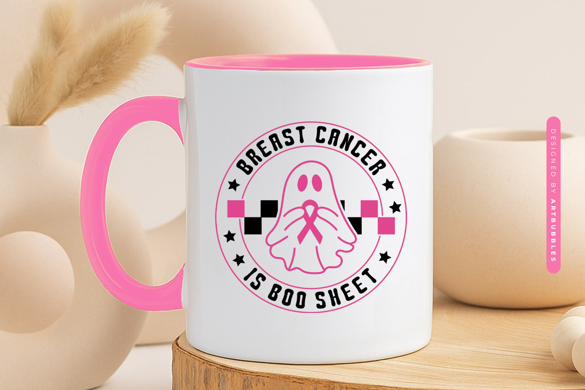Breast Cancer is Boo Sheet Retro SVG Mug Mockup Image.jpg