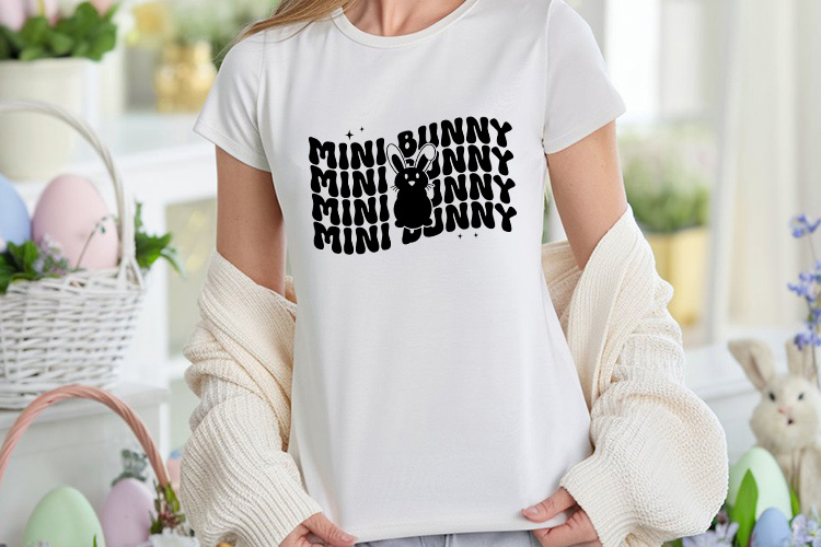 Mini Bunny - Retro Easter SVG PNG Sweatshirt Mockup Image.jpg