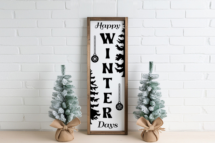 Happy Winter Days Porch Sign SVG Image 2.jpg