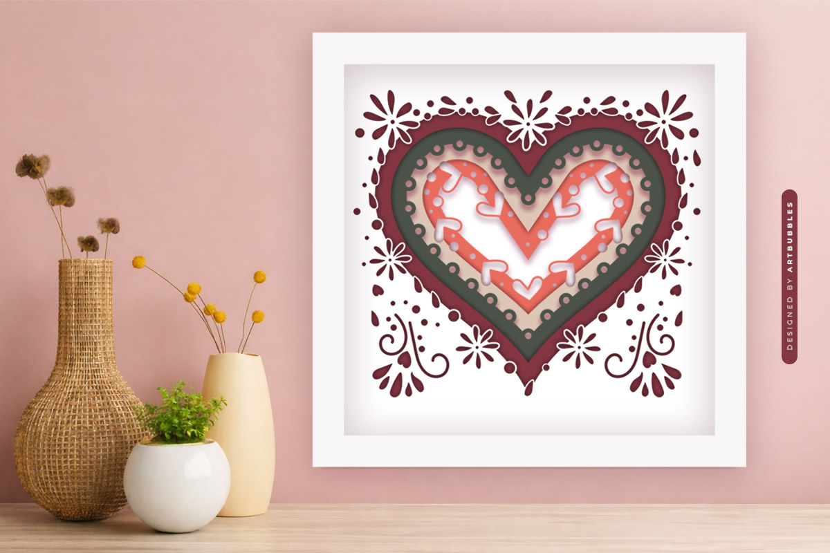 Layered Valentine Heart Shadow Box SVG Image 2.jpg
