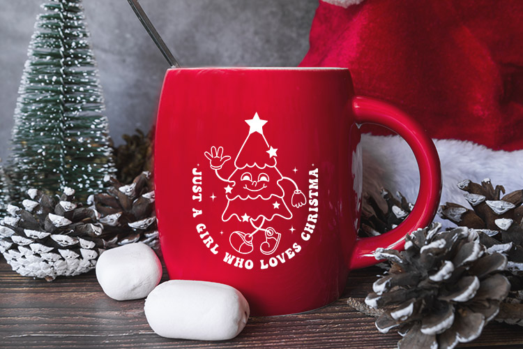 Just A Girl Who Loves Christmas SVG Free Mug Mockup Image.jpg
