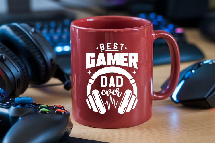 Best Gamer Dad Ever - Gaming SVG File Mug Mockup image.jpg