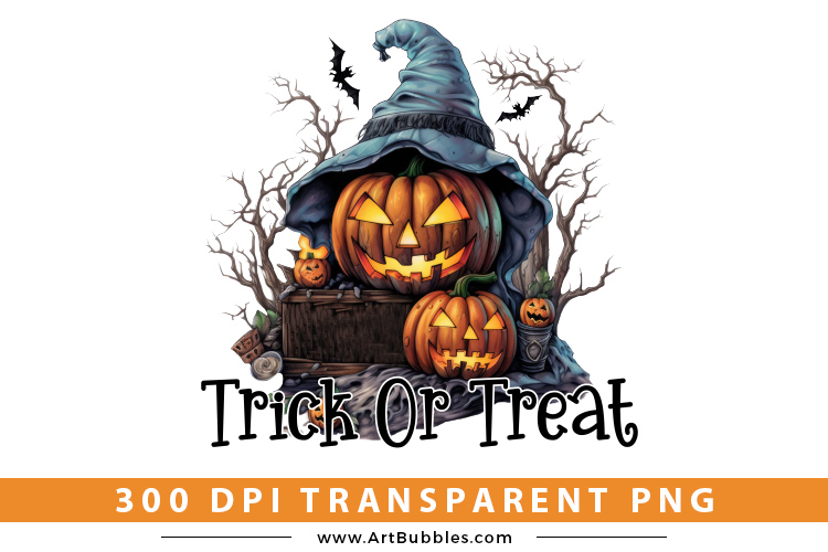 Halloween Sublimation Design - Trick or Treat
