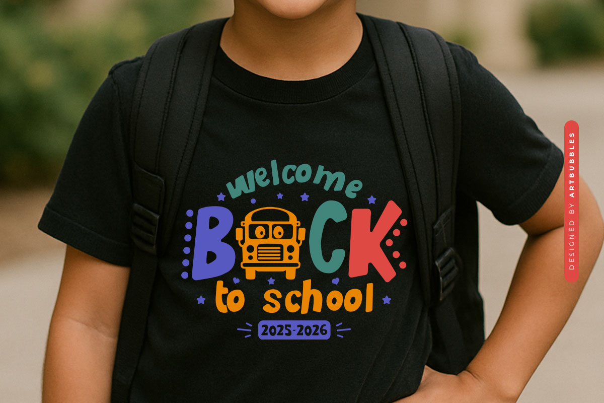 Welcome Back to School SVG Vector Tshirt Mockup Image.jpg